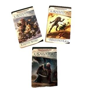 R.A. Salvatore Legend of Drizzt Forgotten Realms #4 #6 #11 Paperback Lot of 3